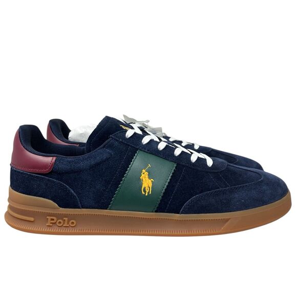 Polo Ralph Lauren Sneakers Mens 13 Blue Heritage Aera Suede‎ Sneakers Gold Pony main image 14